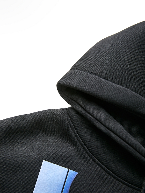 Men's Rock Character Print Oversized Hoodie-3